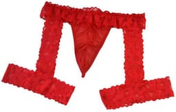 Heren String met Jarretelband en Kant - Sexy Ondergoed Slip — thumbnail 6