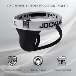 Heren Jockstrap Athletic Supporter Ondergoed Sport Jock Strap Slip — thumbnail 2