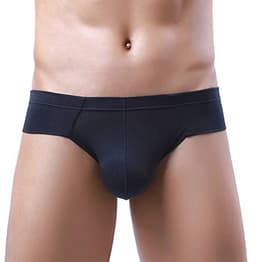 Heren Ondergoed Slips - Zachte Ademende Onderbroek lage Taille Trunks Pack — thumbnail 5