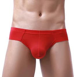 Heren Ondergoed Slips - Zachte Ademende Onderbroek lage Taille Trunks Pack — thumbnail 2