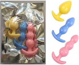 Daity 3 stuks Buttplug Trainingsset voor Beginners – Unisex Anale Speeltjes voor Mannen & Vrouwen — thumbnail 3