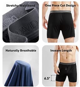 Heren Boxer Briefs met Open Kruis en Los Knoopje - Zacht Ondergoed 3/5 Pakjes — thumbnail 5