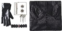 Vampire Madam Gothic Kostuum met Kap voor Dames - Cosplay Outfit voor Halloween en Carnaval — thumbnail 5