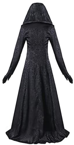 Vampire Madam Gothic Kostuum met Kap voor Dames - Cosplay Outfit voor Halloween en Carnaval — thumbnail 2