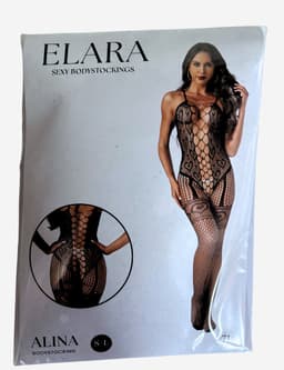 Elana - Alina - Bodystocking Erotische Lingerie met Open Kruis - Catsuit - S t/m XL - Sexy Dames Lingerie - Bodysuit — thumbnail 7
