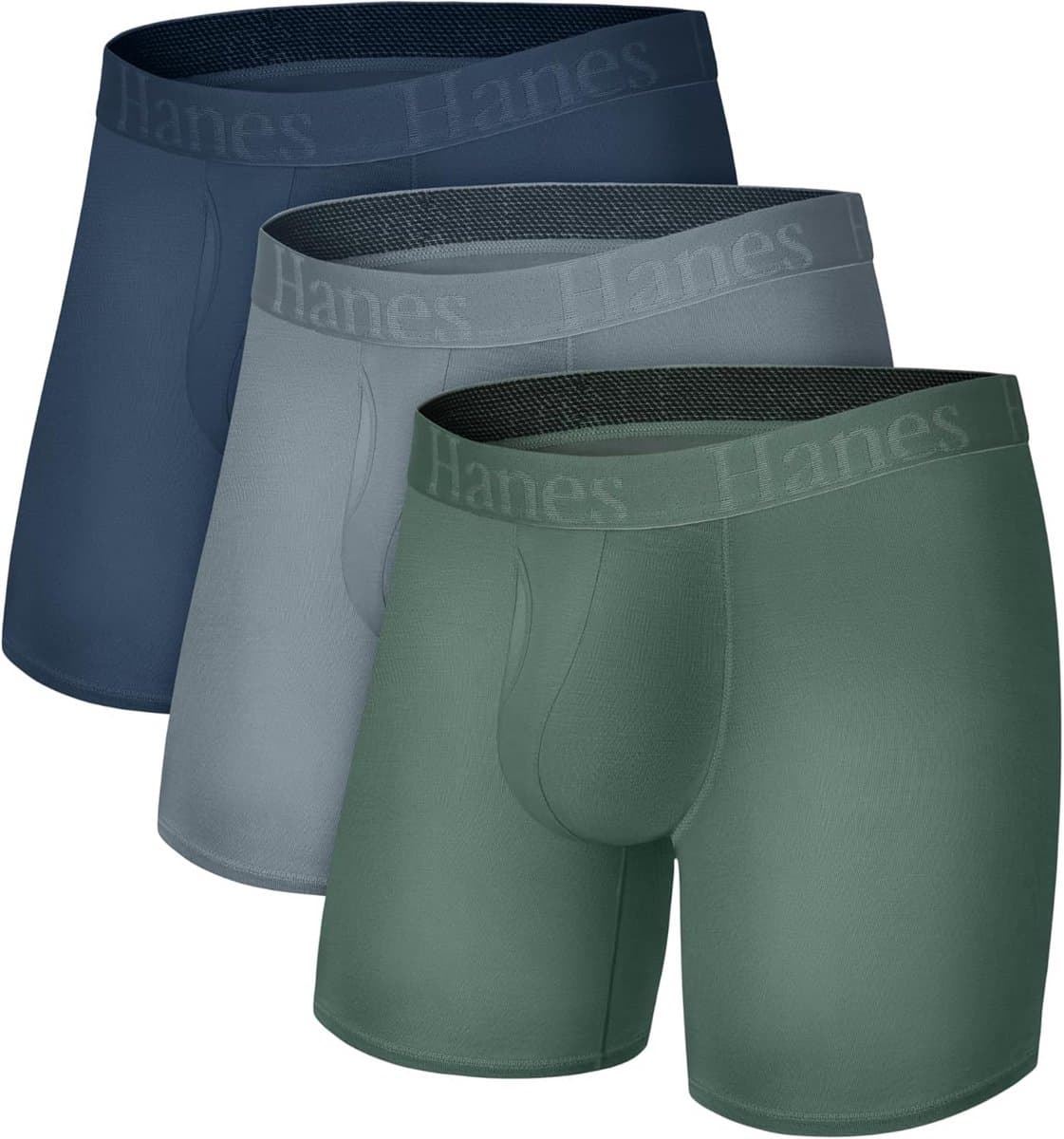 Heren Boxershorts 3-Pack - Supersoorten Ondergoed van Bamboe Viscose - Ademend en Koel — afbeelding 1