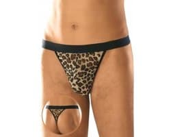 SoftLine Collection | Sexy transparente heren string panterprint | korting | sale S t/m L S t/m L