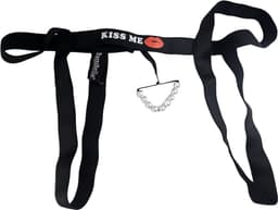 BamBella ® - String bondage - maat Onesize S M L - zwart Sexy erotische heren onderbroek mannen rollenspel v valentijnsdag — thumbnail 2
