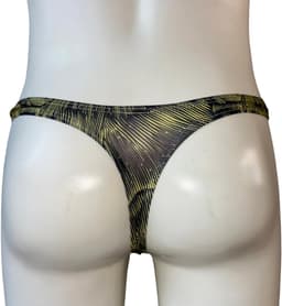 LekkerStout All-Day String - Geel/Zwart - Sexy Herenondergoed | L | ( LS097 ) — thumbnail 3