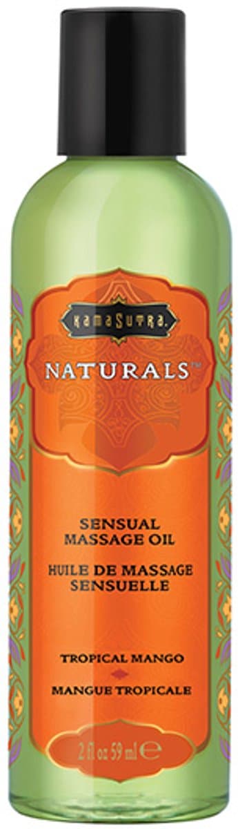 Kama Sutra - Naturals Massage Olie Tropische Mango 59 ml — afbeelding 1