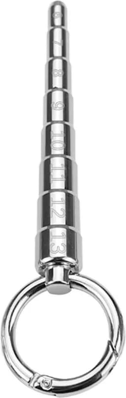 Stimulerende RVS Dilator penisplug - Van smal naar breed - Urethrale stimulatie - Met ring - Makkelijke inbreng - Multifunctioneel - Staaf - Penis plug — thumbnail 1