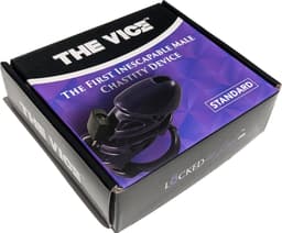 The Vice - Kuisheidskooi - Peniskooi - Chastity Cage - Zwart - Verkrijgbaar in Maten Mini Standaard en Plus Standaard — thumbnail 5