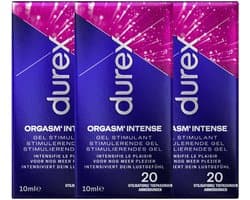 Durex Orgasm Intense - Stimulerende Gel voor Intensere Orgasmen - 3 x 10 ml (60 toepassingen)