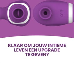 PureVibe® Oral Air-Pulse Lover Likkende Clitoris stimulator luchtdruk vibrator - vibrators voor vrouwen - Paars — thumbnail 6