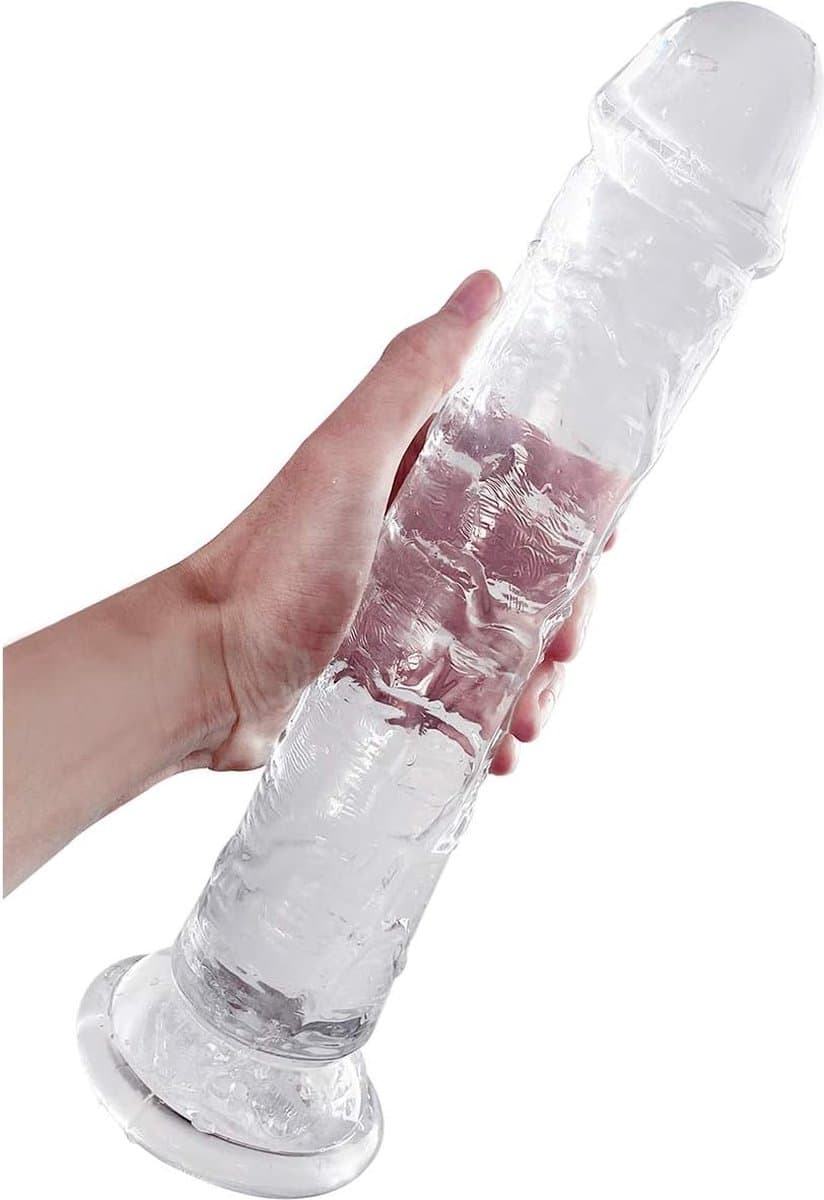XXL Realistische Jelly Dildo met Sterke Zuignap: Enorme Siliconen Penisreplica voor Intense Anale en Vaginale Stimulatie, Geschikt voor Vrouwen en Mannen — afbeelding 1