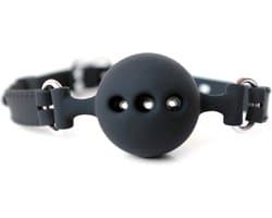 Silicone breathe trough ball gag