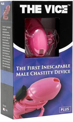 The Vice - Kuisheidskooi - Peniskooi - Chastity Cage - Roze - Verkrijgbaar in de Maten Mini Standaard en Plus Plus — thumbnail 10