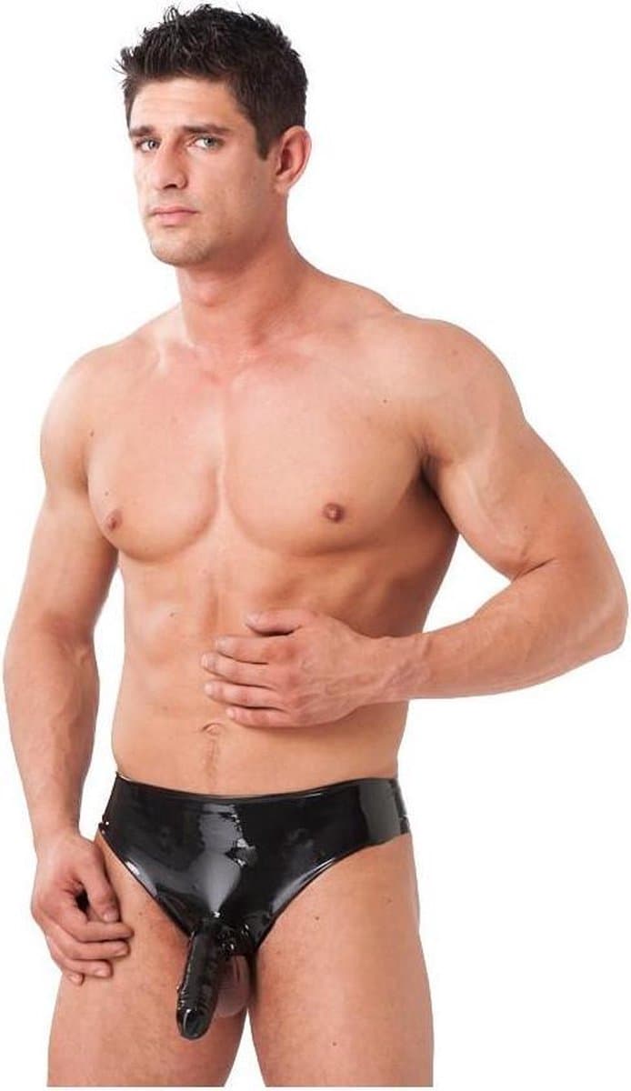 Rimba - Latex Herenslip Met Penis Sleeve - Maat XL — afbeelding 1