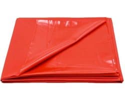 Kiotos - PVC Lak Sex Laken - Rood