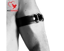 Leder bovenarm armband - BDSM - Leer - Verstelbaar - One size