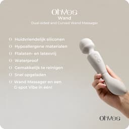 OHYES Personal Wand Massager – 20 Standen - Vibrators voor Vrouwen - Magic Clitoris Stimulator - Dual G Spot Vibrator – Stil & Discrete Sex Toys — thumbnail 4