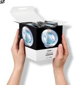 Satisfyer Condooms Heren | 100 stuks | 45-64 mm | XS - XL beschikbaar | Realistisch & dun met vochtig oppervlak | Huidvriendelijk & geurloos | Met reservoir | Getest & betrouwbaar — thumbnail 2