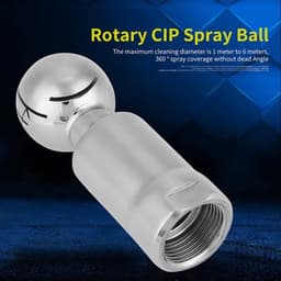 Sprayball 3/4 Inch - Roestvrij Staal - Zelfreinigend - 360° Spuitdekking - Maximale Reinigingsdiameter 6 m - Duurzaam Ontwerp - Reinigingskop — thumbnail 2