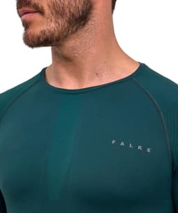 Heren Top van onderlaag Warm Round Neck M L/s Sh functioneel materiaal sneldrogend 1 stuk, Groen Holly 7385, L — thumbnail 3
