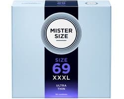 MISTER SIZE 69 Ultra Dunne XXXL condooms (36 pack)