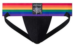Atletische Jockstrap voor Mannen - Sport Ondergoed met Regenboogdesign — thumbnail 2
