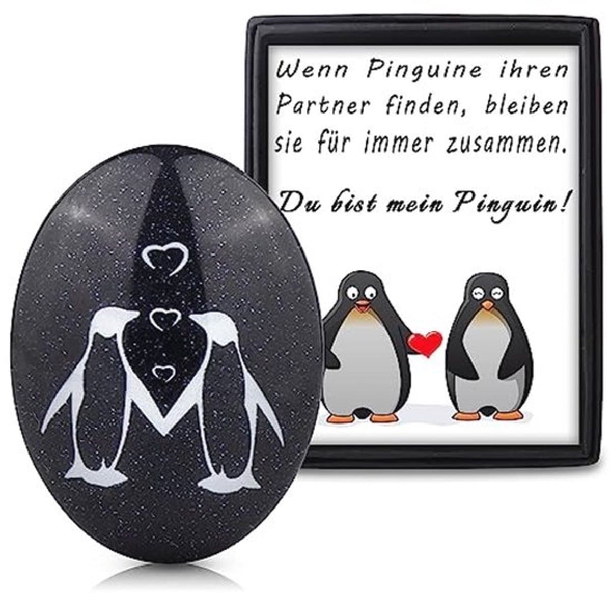 Romantisch Pinguïn Cadeau – Perfect voor Trouwdag, Valentijnsdag en Huwelijkscadeau — afbeelding 1