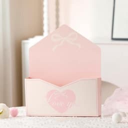 Geschenkdozen Hartpatroon - Envelop Set - Romantische Decoratie - 10 Stuks Set - 27 x 22 x 4 cm — thumbnail 1