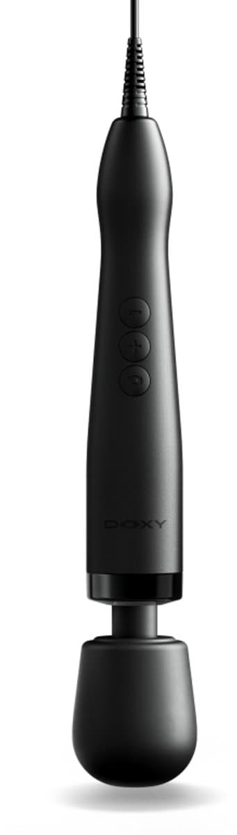 Doxy 2.0 - Original Plug-In Wand Vibrator- Zwart — afbeelding 1
