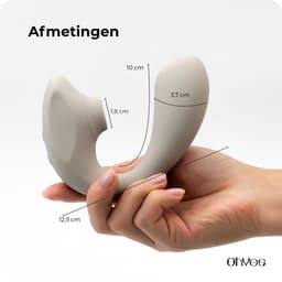 OHYES Pulse - Clitoris Stimulator & G Spot Vibrator - Luchtdruk Vibrators voor Vrouwen - Sex Toys voor Vrouwen - Beige — thumbnail 2