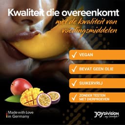 JOYDIVISION Warmup 150 ml massageliquid met fruitige mango-passievruchtgeur & -smaak I Warmte-effect — thumbnail 5