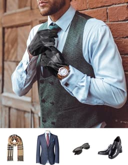 Handschoenen voor Heren - Dun, Ongevoerd, Winddicht, Touchscreen, Faux Leder, Zwart, XL — thumbnail 2