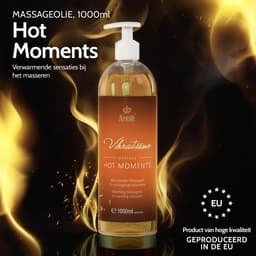 Vibratissimo 'Hot Moments': verwarmende, verzachtende massageolie, liefdesolie, erotische liefdesolie, 1000 ml — thumbnail 2