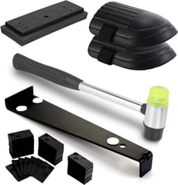 45 pieces vinyl installation kit incl. laminate wood floor installation kit, wooden floor laying kit with 40 spacers - ShopVlot — thumbnail 1