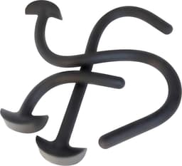 Anaal Dildo 50cm Lang - Zwarte Analconda - Lange Dildo 50cm - Doorsnede 2,3 cm - Siliconen Zwarte Dildo Voor Meer Diepgang — thumbnail 3