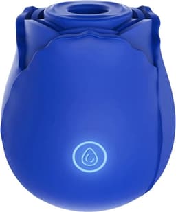 Akindo - blauw - vibrator 10 standen - waterproof - sex - sex toys - sex toys voor vrouwen en koppels - clitoris zuigend vibrerend speeltje - voor vrouwen Sucking Vibrator, Clitoral Suction, Clot Clitoris, Nipple Stimulator - roos bloem — thumbnail 2