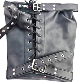 BNDGx® - Voeten benen Bondag set jacket - Nep Leer - Onesize - Extreme BDSM Restraint Erotische sex kleding — thumbnail 3