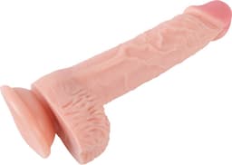 Banoch | Dildo | zacht met zuignap | 20 cm | Realistisch Geaderd | Stevig & Buigzaam | Voor Anaal en Vaginaal Gebruik — thumbnail 9