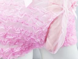 BamBella ® - Boxer short - Onesize - Sexy Erotische - Roze Dun kant gaas stof Ondergoed — thumbnail 2