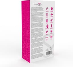 Moressa Edgar Premium - Vibrator - voor Clitoris of Vagina - 12 Vibraties - Afstandsbediening - USB Herlaadbaar - Roze — thumbnail 4