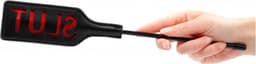 Ouch! Crop - SLUT - Small - Black — thumbnail 5