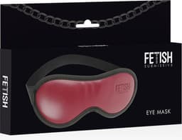 Fetish Submissive Dark Room - Vegan Leather Mask With Neoprene Lining — thumbnail 2