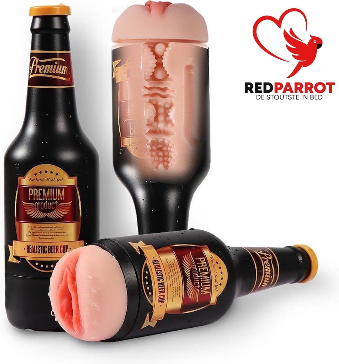 Masturbator bierfles | Pocket pussy | Nep vagina | Bier masturbator | Cadeau — afbeelding 1