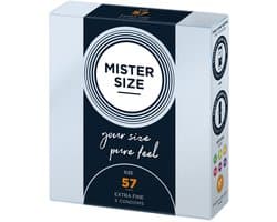 MISTER SIZE 57 Ultra Dunnen L condooms (3 pack)