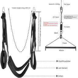ApexArte® Sex Schommel Volwassenen - Sex Stoel - Sex Toys voor Koppels - Mannen & Vrouwen — thumbnail 2