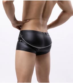 Boxer-Latex-Sexy-Heren-Ring-Gay-Leer-Goedkoop-Opvallend-Erotisch-Spannend — thumbnail 2